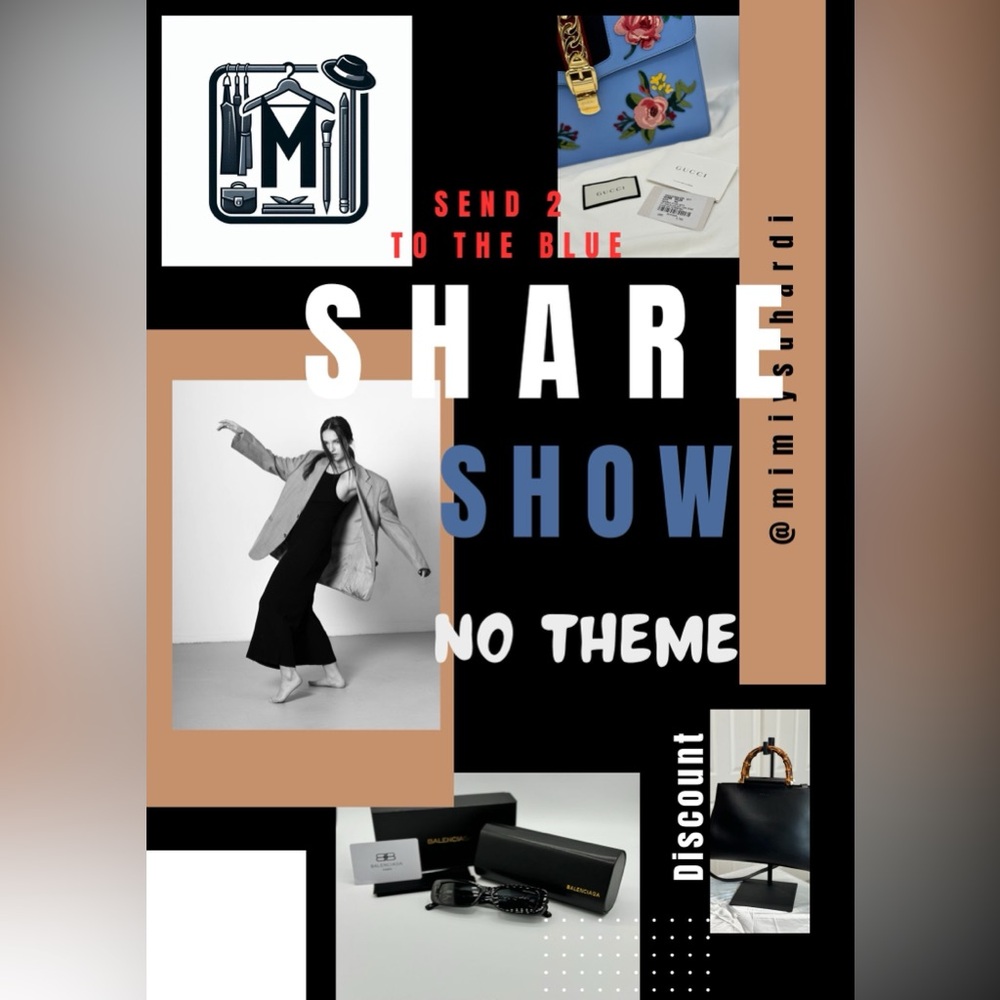 I’M GOING LIVE!!!! NO THEME SHARE SHOW FLYER